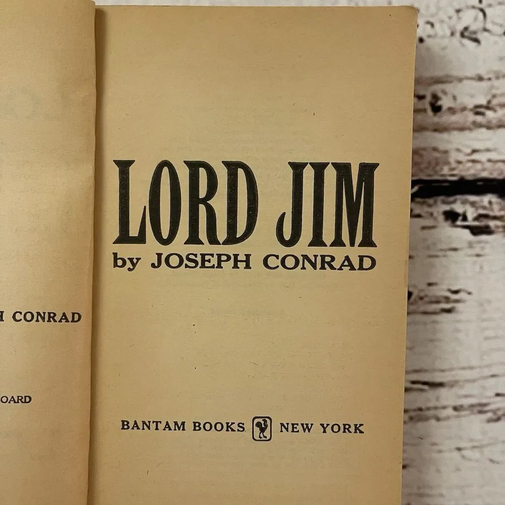 Lord‎ Jim Novel by Joseph Conrad Bantam Books Paperback 1957